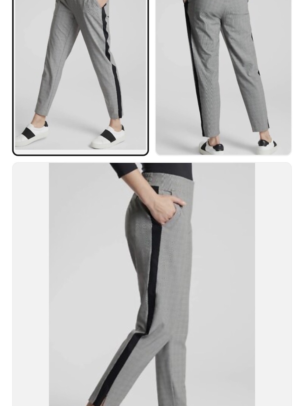 Athleta Brooklyn Ankle Pants Plaid